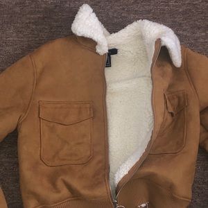 fuzzy winter/ fall coat